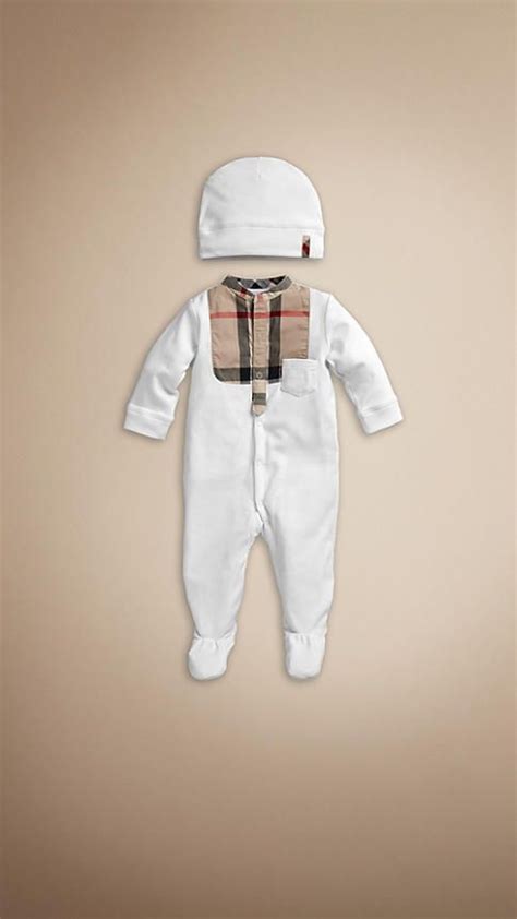 burberry baby boy set|newborn baby boy burberry clothes.